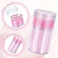 thumbnail image 3 of QJUHUNG 105pcs Disposable Mascara Wands & Eyebrow Spoolies - Crystal Eyelash Brushes with Colorful Handles  Nylon Bristles  ABS Plastic Rods  Perfect for Eyelash Extensions & Makeup Appli, 3 of 6