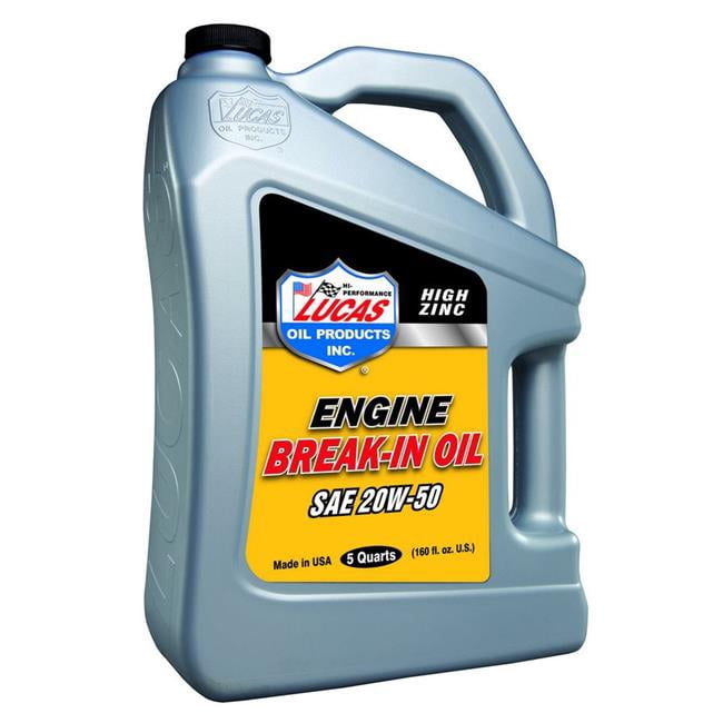 SAE 20W-50 Break-In Oil 5 qt. Bottle