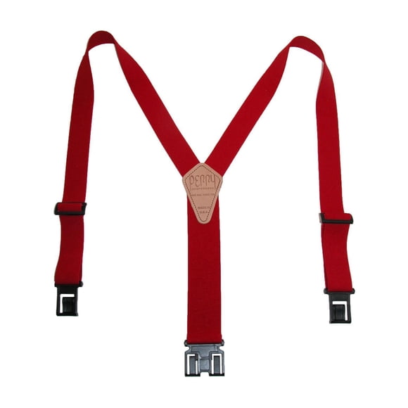 Perry Suspenders Elastic 1.5 Inch Wide Hook End Suspenders (Men's)