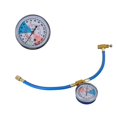 thumbnail image 2 of BUYISI 1Pc R134A R12 R22 Car Air Conditioning Recharge Measuring Kit Hose Gas Gauge 1/2 Thread 1/4Sae Interface Universal Ac Part, 2 of 5