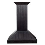 ZLINE 30 in. Wooden Wall Mount Range Hood in Rustic Dark Finish - Includes Motor (KPDD-30)