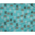 thumbnail image 4 of oneOone Polyester Lycra Fabric Brush Stroke Ikat Print Fabric BTY 56 Inch Wide, 4 of 4