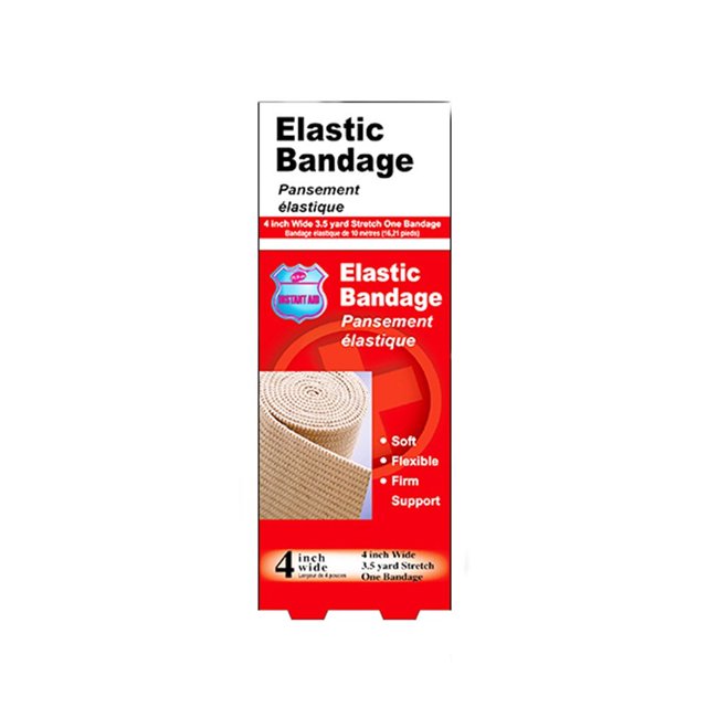 Instant Aid - Bandage Élastique de 4 Pouces de Large (Lot de 3) par Purest