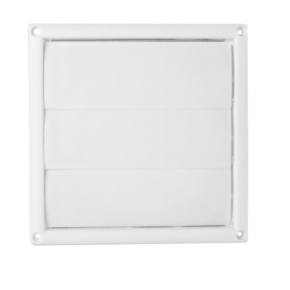 Plastic Air Vent Grille Cover Wall grille cover air Duct Ventilation Air Outlet Grille Cap with 3 Flaps, 6-inch