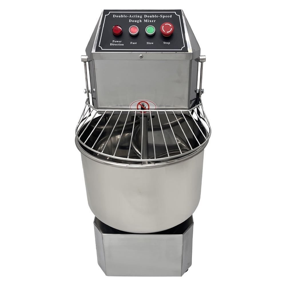 INTBUYING 30 Qt Electric Commercial Dough Mixer, Stainless Steel