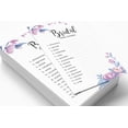 thumbnail image 3 of Inkdotpot 50-Pack Wedding Word Scramble Bridal ShowerGameCards FloralParty Wedding Supplies, 3 of 7