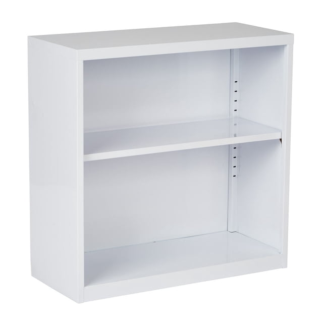 OSP Designs 28" White Metal Bookcase