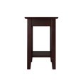 thumbnail image 3 of AFI Table d'Appoint en Bois Massif Style Mi-Siècle avec Chargeur USB en Espresso, 3 of 5