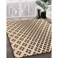 thumbnail image 3 of Ahgly Tapis d'Intérieur Lavable en Machine Carré Marron Selle, 8 Pieds Carré, 3 of 7