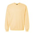 thumbnail image 3 of Gildan SF000 Softstyle Crewneck Sweatshirt-Yellow Haze-S, 3 of 7