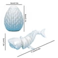 thumbnail image 1 of WRKEKC Clearance Sharks Ornament Fish Tank Coffee Table Ornament All Joint Movable Standing Small Gift, 1 of 5