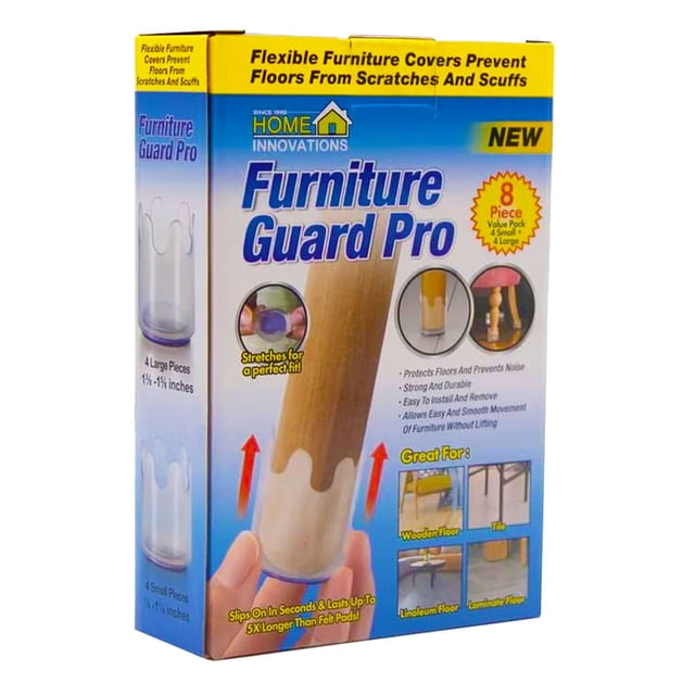 Furniture Guard Pro - Large ( 1 3/8 - 1 5/8 inches) - 8 Pieces