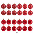 thumbnail image 2 of mmirethe 24pieces Large Application Boule de Noël Ornements Rouges Durables et Fiables 1Set, 2 of 6
