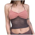 thumbnail image 1 of Cameland Camisoles Décontractées pour Femmes, Printemps Été, Couleur Unie Douce, Col Rond, 1 of 9