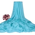 thumbnail image 1 of Xingzhi Versatile Long Scarf For Different Outfits And Occasions Made With Chiffon Long Shawls And Wraps blue green, 1 of 6