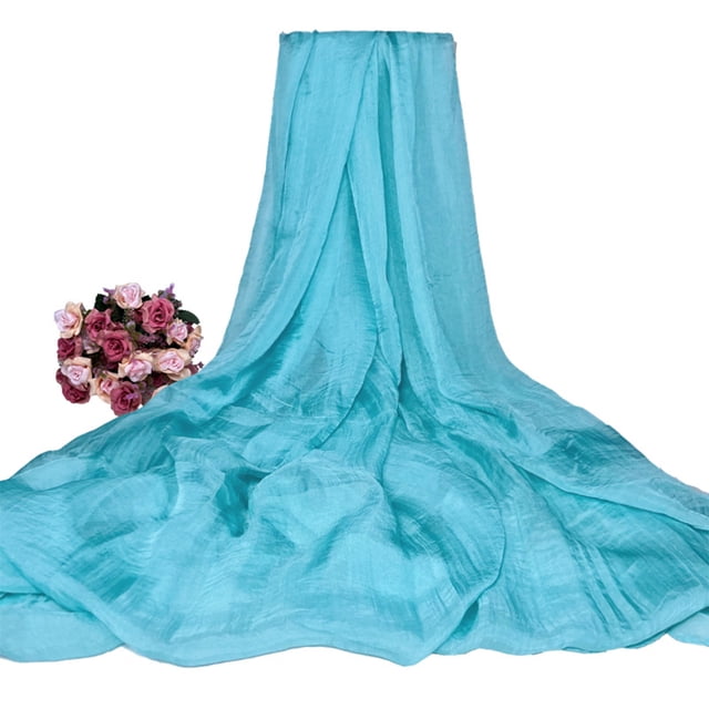 Xingzhi Versatile Long Scarf For Different Outfits And Occasions Made With Chiffon Long Shawls And Wraps blue green