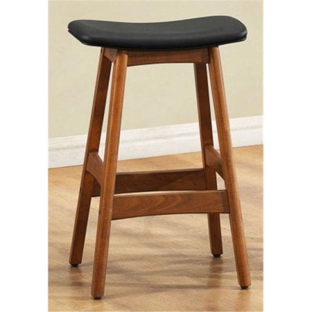 Home Elegance 1188BK-24 Ride Black Counter Height