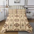 thumbnail image 1 of Aztec Quilt Set Queen Geometric Bedspread Set For Adult Men Women Southwest Coverlet Set American Tribal Bed Set Ancient Boho Yellow Room Decor, 1 of 5