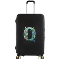 thumbnail image 1 of Luggage Covers Protective Cover Travel Luggage Scratch Proof Dust Cover Reusable Dust Cover Washable Fish Letter Print Pattern 8fish letter Q L, 1 of 6