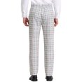 thumbnail image 3 of INSPIRE CHIC Work Pants for Men Plaid Business Formal Prom Checked Trousers 34 Blue Pink, 3 of 7