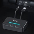 thumbnail image 4 of Support USB Lecture Récepteur NFC, Plug And Play Récepteur USB pour Haut-Parleurs, ABS Récepteur Sans Fil de Bureau, Adapté à Tous les Types de Haut-Parleurs Noir, 4 of 8