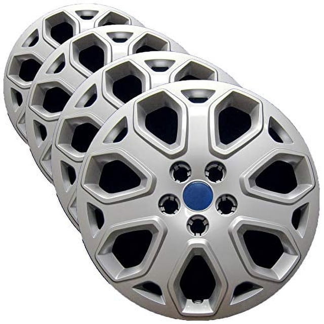 Ensemble d'Enjoliveurs de Moyeu Réplique Premium - Remplacement pour Ford Focus 2012-2014 - Couvre-Roue de 16 Pouces de Remplacement (4 Pcs)