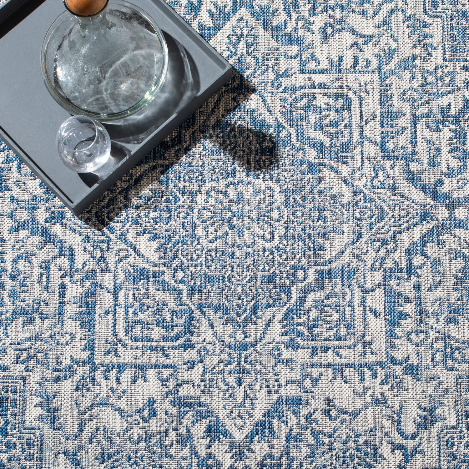 SAFAVIEH Courtyard Joey Tapis Traditionnel Extérieur