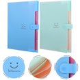 thumbnail image 3 of 2Pcs Bright Color Filling Folder Office Document Organizer Accordion File Folder, 3 of 8