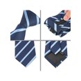 thumbnail image 3 of INSPIRE CHIC Cravate à Fermeture Éclair Ajustable pour Homme pour Tenue Décontractée Formelle Bleu Marine -1 18.9 Pouces X 3.2 Pouces, 3 of 4