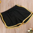 thumbnail image 3 of Men‘s Ranger Panty Running Short Fitted Shorts Bodybuilding Quick Dry Gym Running Tight Lifting Shorts Black Yellow XXL, 3 of 6