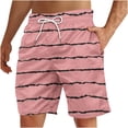 thumbnail image 1 of Soki Beach Casual Shorts for Men Striped Shorts on Clearance, 1 of 4