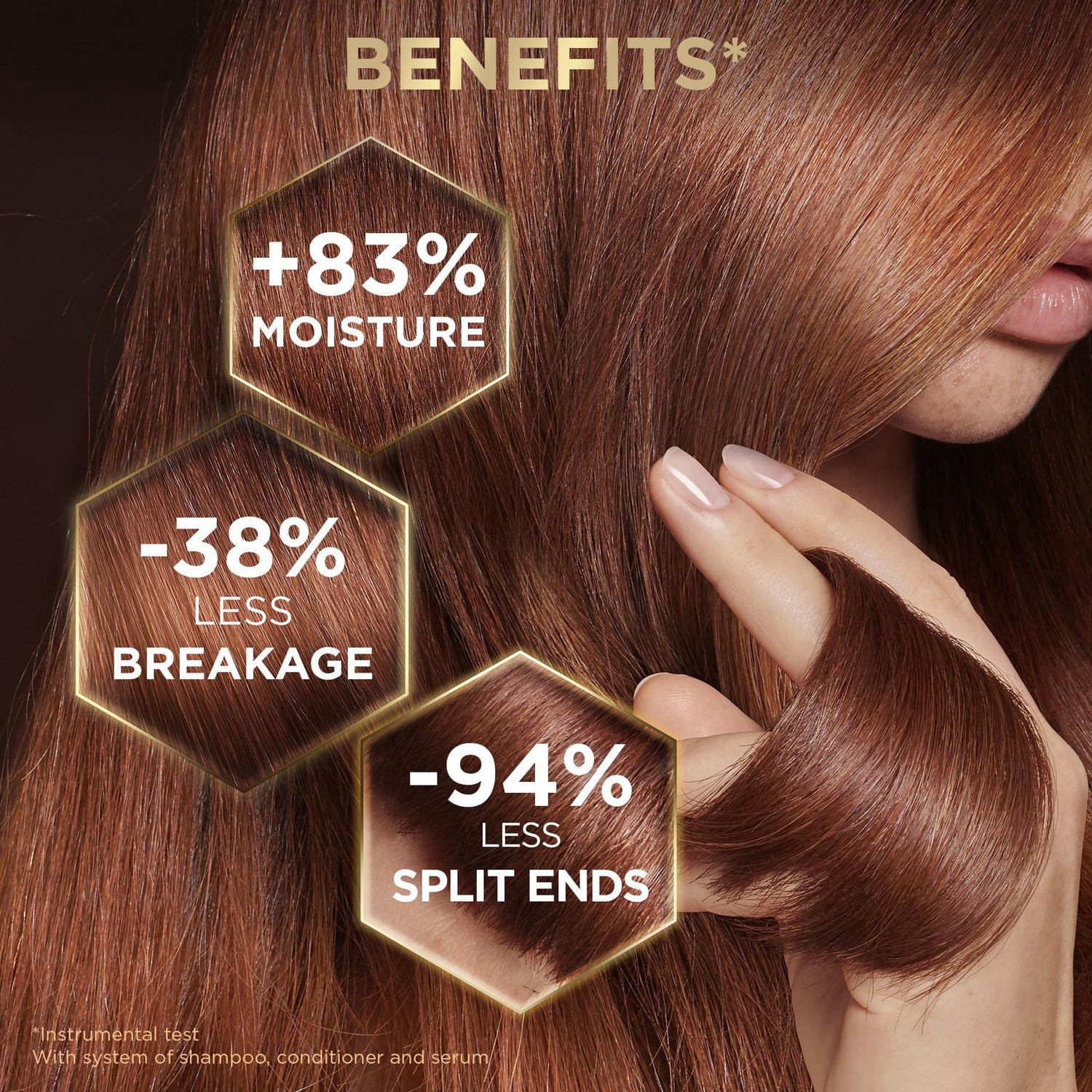 Garnier Whole Blends Trésors de Miel Shampooing Réparateur pour Cheveux Abîmés et Secs