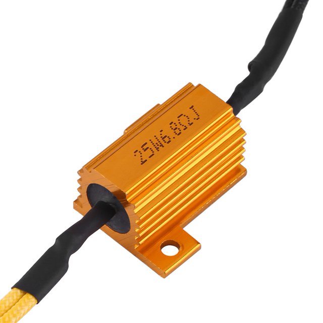 LHCER A Mené la Résistance, Décodeur Mené de Résistance de Charge, 25w 6.8 J Moto A Mené le Contrôleur Mené de Flash de Correction de Résistance de Signal de Clignotant d'Erreur