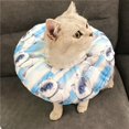 thumbnail image 3 of Collier Anti-Morsure Elizabeth Circle Col Réglable Col en Coton Imperméable Cône E-Collier pour Chat et Chien, 3 of 5