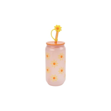 Mainstays Sun Printed Color-Changing Acrylic Sipper Tumbler, 580mL