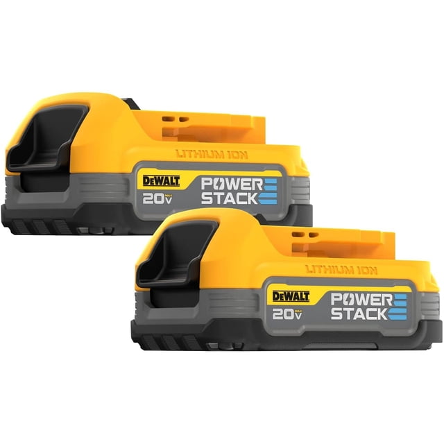 DEWALT Batterie Compacte 20V MAX* PowerStackTM, Lot de 2 (DCBP034-2)