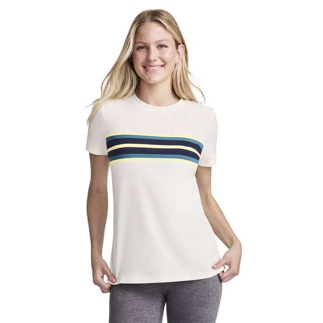 Jockey T-Shirt à Manches Courtes Extensible en Coton Biologique pour Femmes