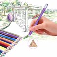 thumbnail image 2 of 72 Colored Pencils - Set For Coloring Books For Adults Or Children - From The Soft Series - With Bright Colors, 2 of 4