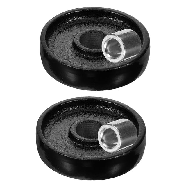QJUHUNG 2pcs Jack Wheel Replacement Jack Wheels Horizontal Trolley Floor Jacks Wheels for Offering Superior Durability and Smooth Mobility (Fit for 2 Ton Jack Jack Is not Included)