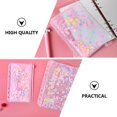 thumbnail image 4 of 1 Set 6pcs A6 Zipper Storage Bags Handbook Zipper Bags Loose Leaf Bags (Pink), 4 of 8