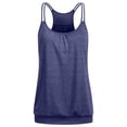 thumbnail image 1 of Birdeem Camisoles pour Femmes Unies Aguichant Sans Manches à Col Rond, Ajourées, Hauts Tube Plissés, Blouse, 1 of 9