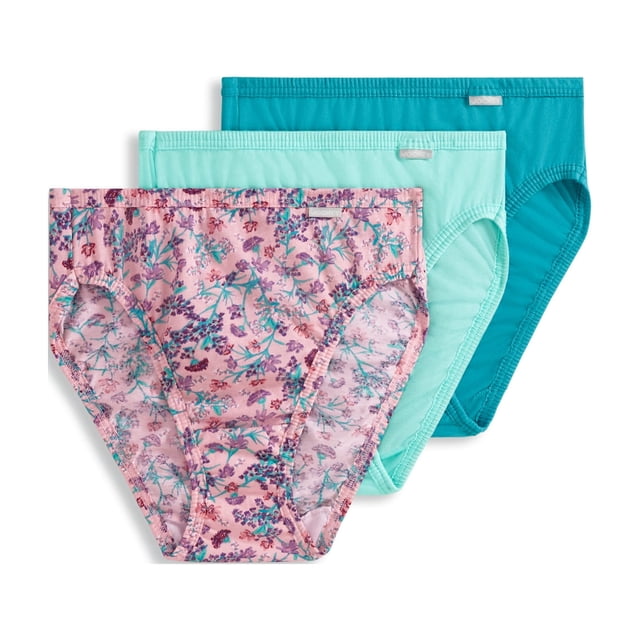 Jockey Femmes 100 % Coton Elance Coupe Française - Lot de 3