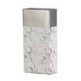 thumbnail image 1 of Vase en Céramique Moderne Chic Argent et Blanc, 1 of 1