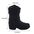 thumbnail image 2 of Ceramic Match Holder With Striker Boho Style Cowboy Boot Match Holder Match Stand Decoration For Fireplace Kitchen Decor,black, 2 of 18