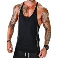 thumbnail image 2 of MesaSe Hommes Stringer Muscle Bodybuilding Débardeur Noir XL, 2 of 3
