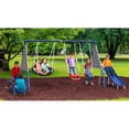 thumbnail image 3 of XDP Recreation Freedom Fun Swing Set w/See Saw, Super Disc, Swings, & Slide, 3 of 8