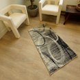 thumbnail image 3 of Rug Branch Mawari 2' x 8' (2'3" x 8') Grey/Black Abstract Indoor Runner Rug, Contemporary, Medium Pile, Stain-Resistant Hallway Carpet - Entryway, Mudroom, Bedroom, and Kitchen, 3 of 6