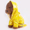 thumbnail image 2 of lionlar Imperméable pour Chien avec Capuche Doggy Veste Réfléchissante Imperméable S-XL Jaune S., 2 of 9