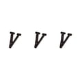 thumbnail image 4 of Youkk Iron Decoration Doorplate Durable And Rustproof Wide Application Not Easy To Fade Metal Metal Letters House Numbers B17--V 3Set, 4 of 6