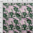 thumbnail image 3 of oneOone Polyester Spandex Dark Green Fabric Asian Floral Craft Projects Decor Fabric Printed By The Yard 56 Inch Wide, 3 of 4